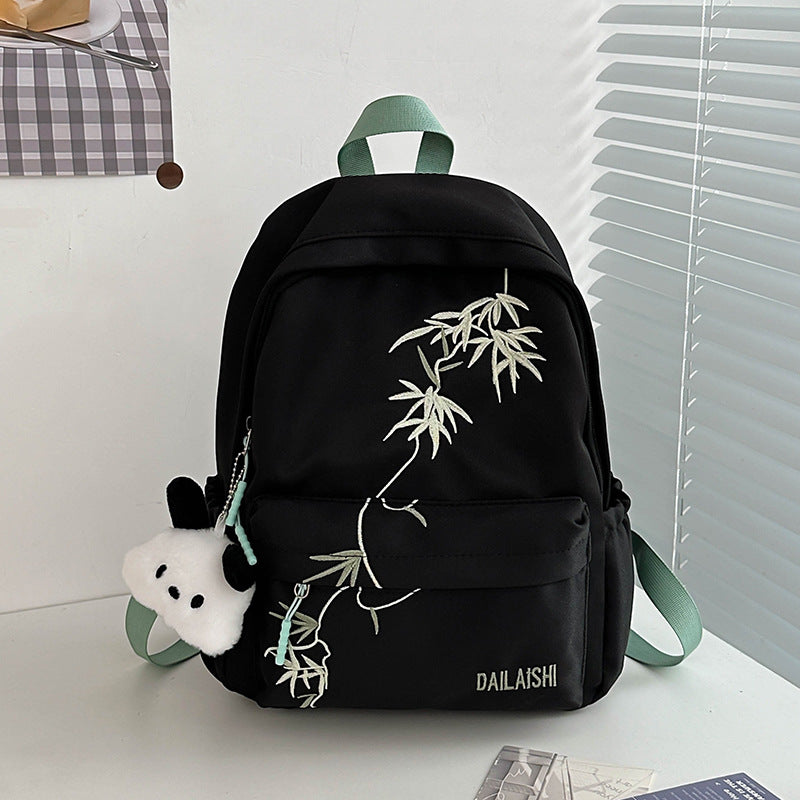 Women's Chinese Style Large Capacity Junior College Middle School Students' Schoolbags
