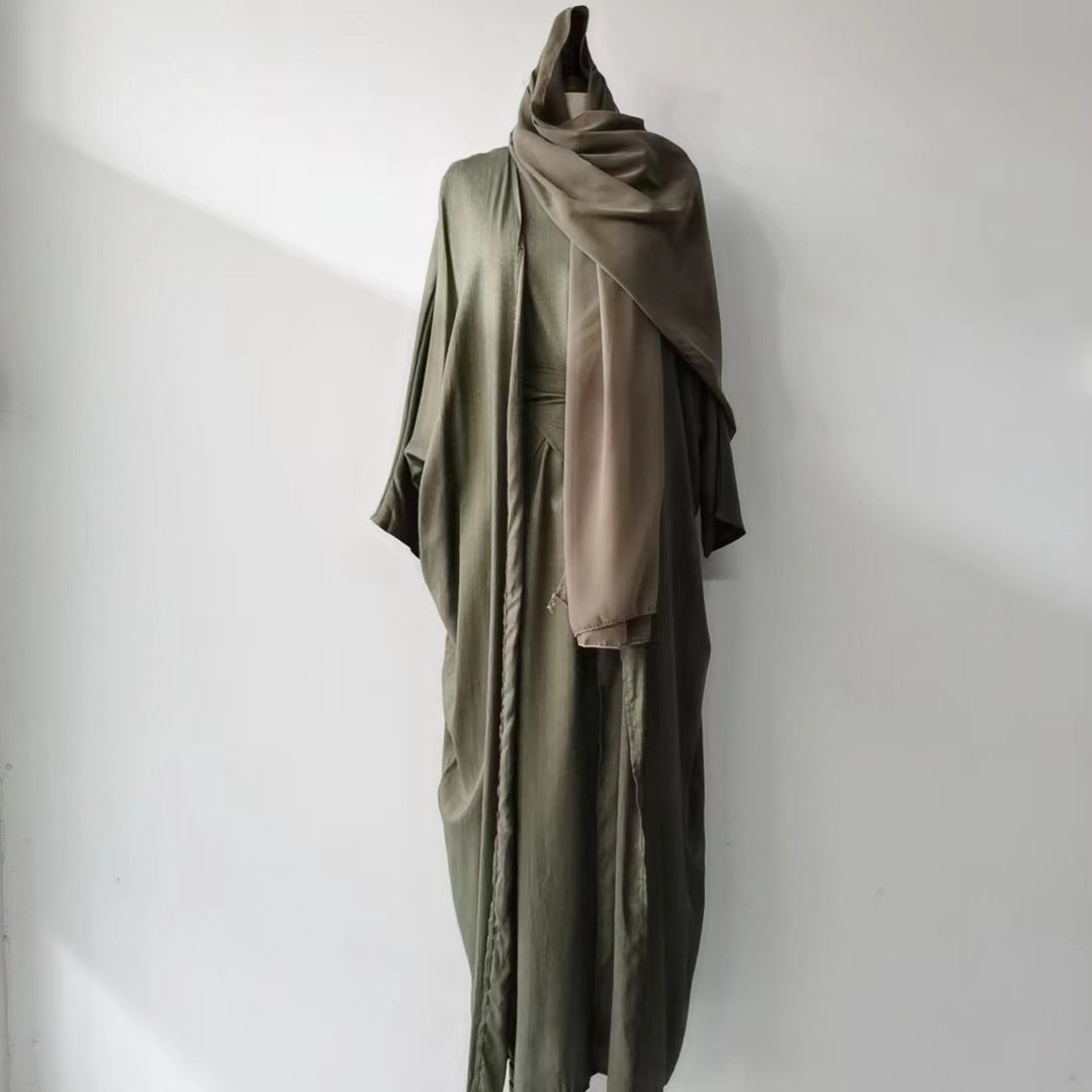 Graceful Elegant Solid Color Three-piece Robe Dresses