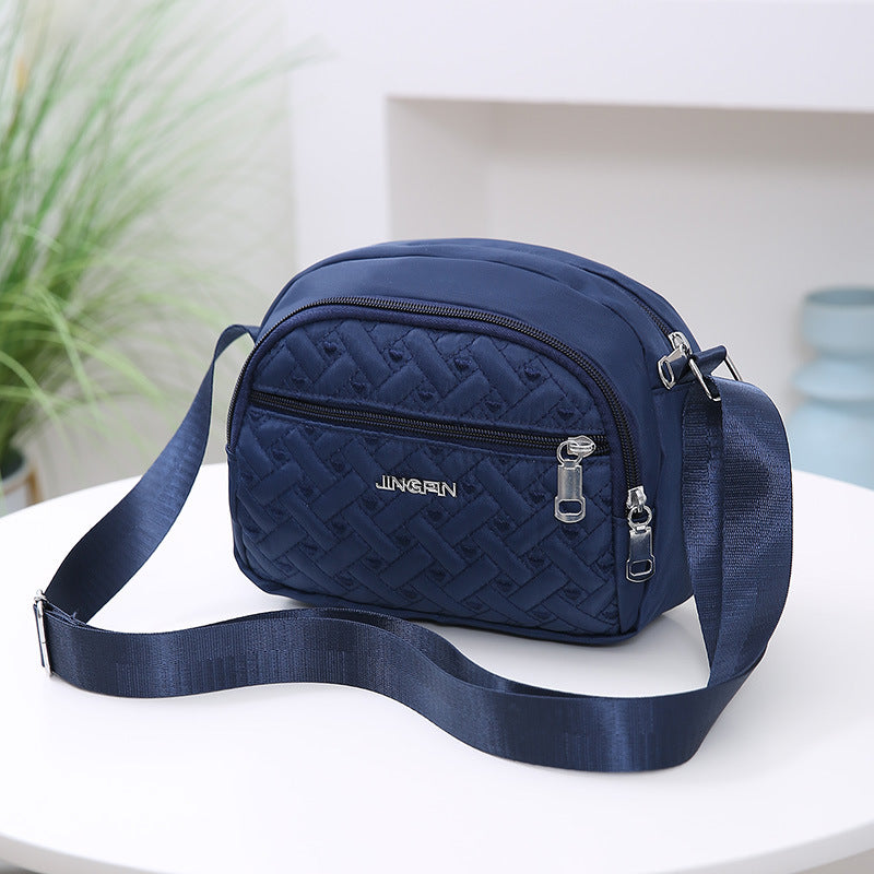 Women's Silk Cloth Letters Fashion Solid Color Crossbody Bags