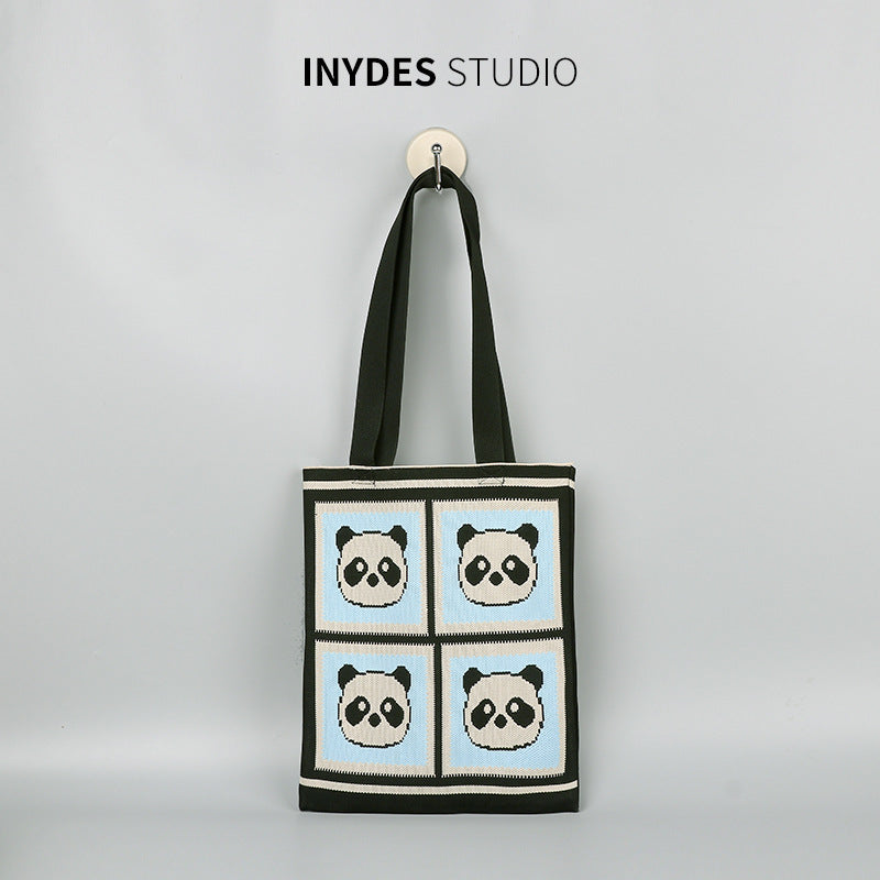 Panda Grandpa Super Large Shopping Big Handbags