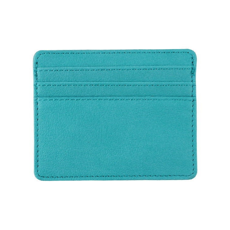 Cool Innovative Multiple Slots Leather Change Card Holder
