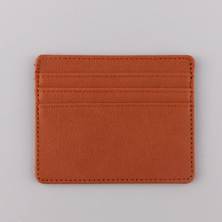 Cool Innovative Multiple Slots Leather Change Card Holder