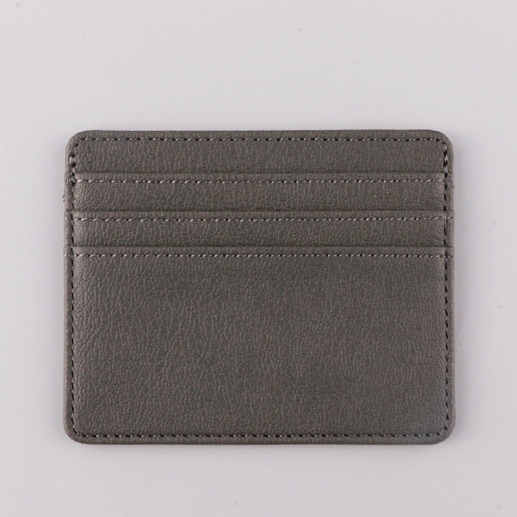 Cool Innovative Multiple Slots Leather Change Card Holder