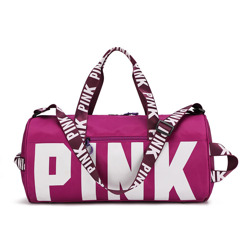 Pink Dry Wet Separation Portable Storage Travel Bags
