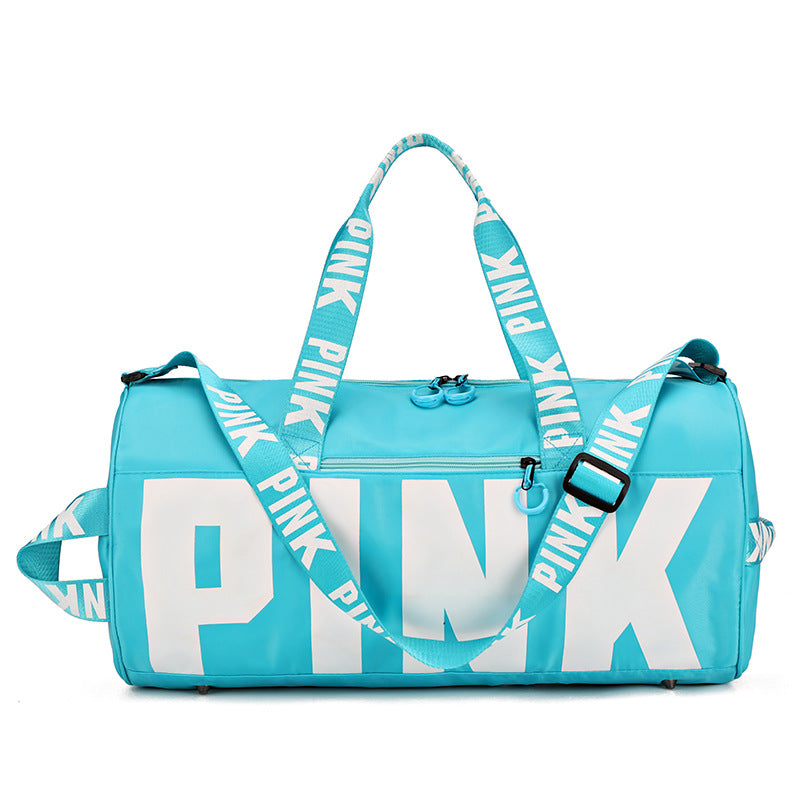 Pink Dry Wet Separation Portable Storage Travel Bags