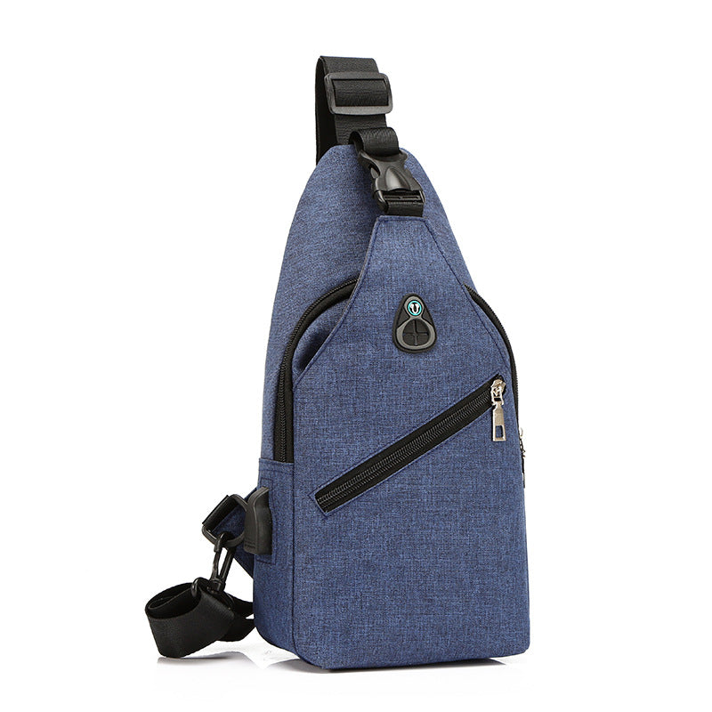 Women's & Men's & Fashion Korean Style Pouch Simple Men's Chest Bags