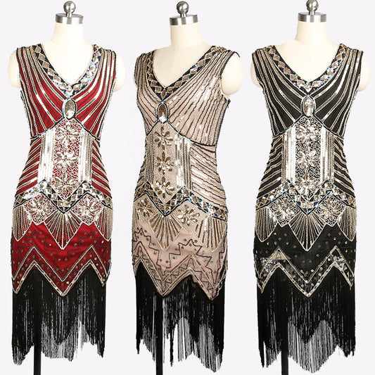 Party Dress Vintage Pearl Embroidery Sequins Wedding Dresses