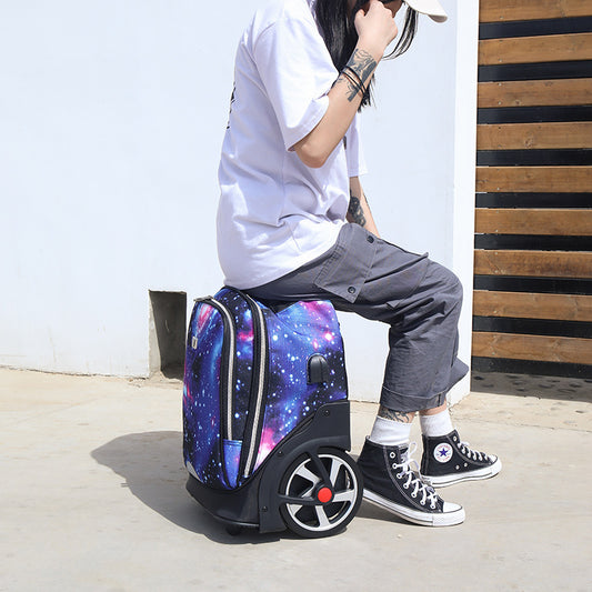 Women's & Men's & Bull To Reduce Study Load Large Travel Bags