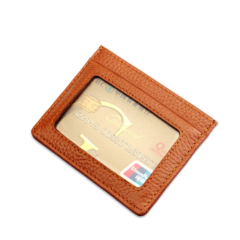 Fashion Creative Leather Bus Cover Credit Card Holder