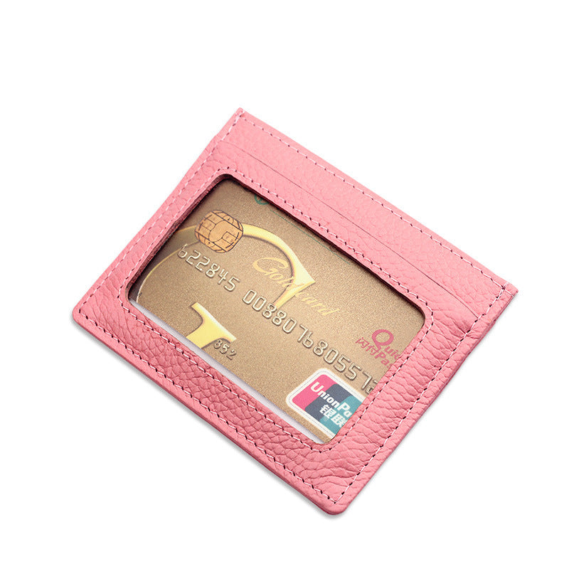 Fashion Creative Leather Bus Cover Credit Card Holder