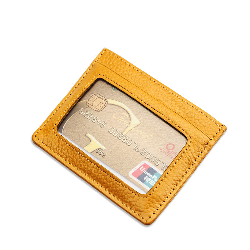 Fashion Creative Leather Bus Cover Credit Card Holder