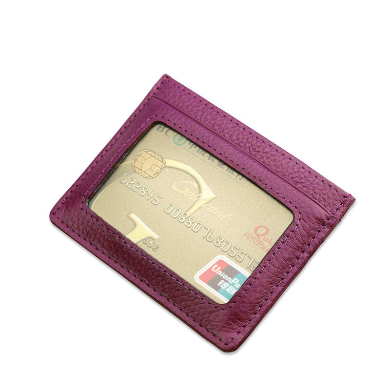 Fashion Creative Leather Bus Cover Credit Card Holder