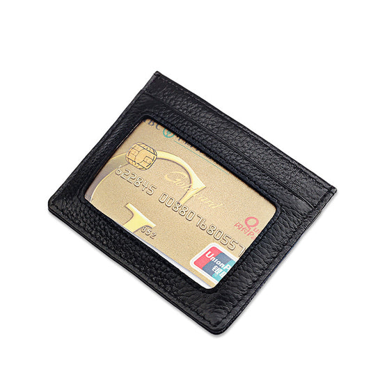 Fashion Creative Leather Bus Cover Credit Card Holder