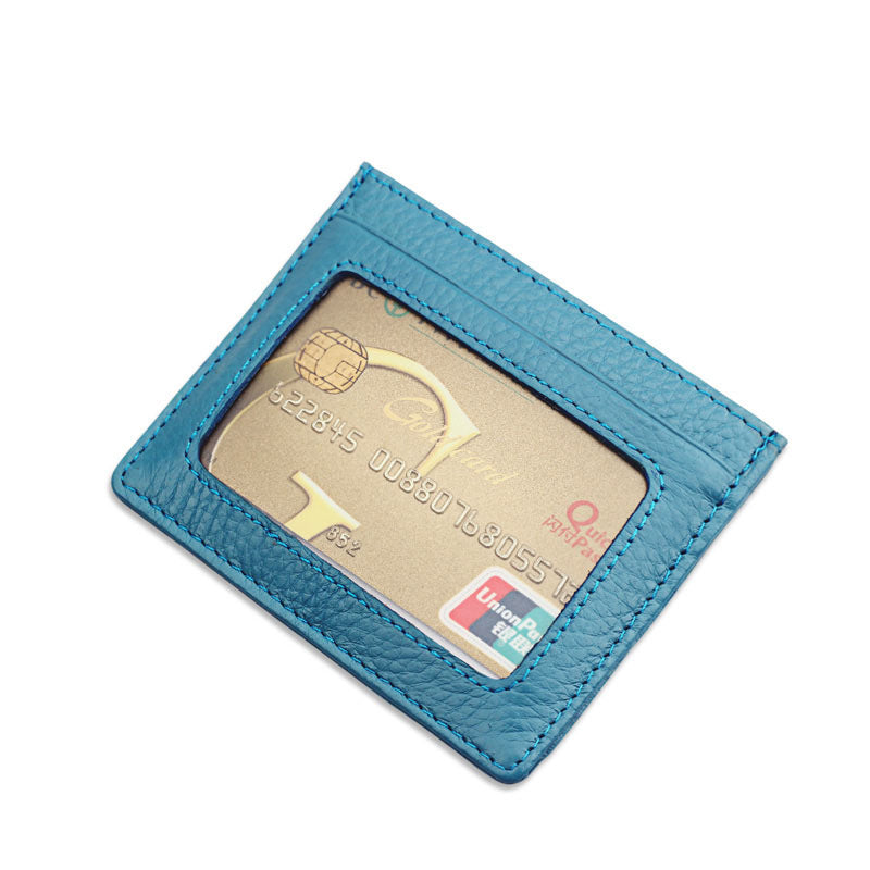 Fashion Creative Leather Bus Cover Credit Card Holder