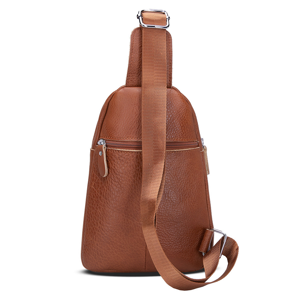 Women's Korean First Layer Cowhide Fashion Genuine Men's Chest Bags