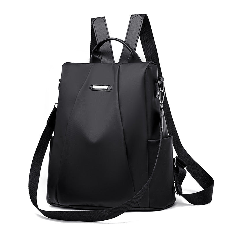 Women's Simple Nylon Oxford Cloth Waterproof Large Backpacks