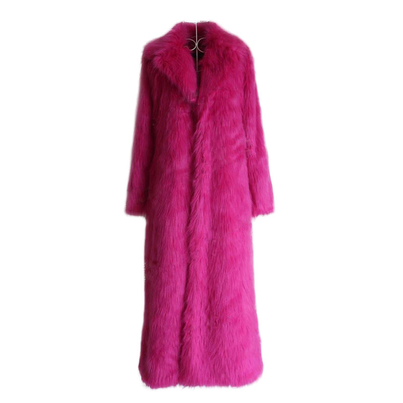 Women's Fox Fur Super Long Luxury Domineering Coats