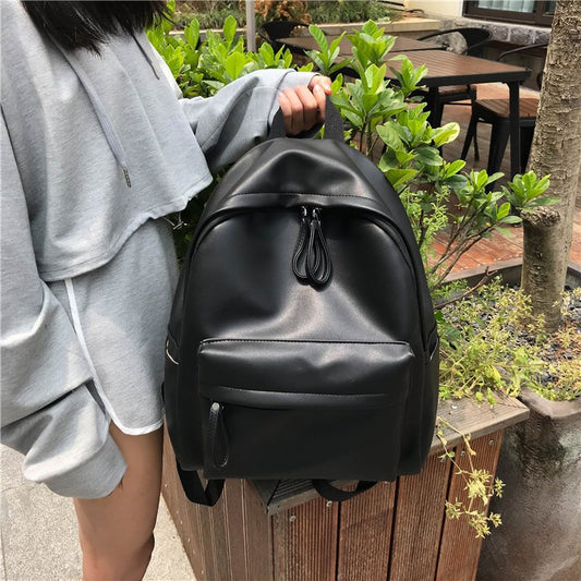 Women's Style Simple Vintage Leather Fashion High Backpacks