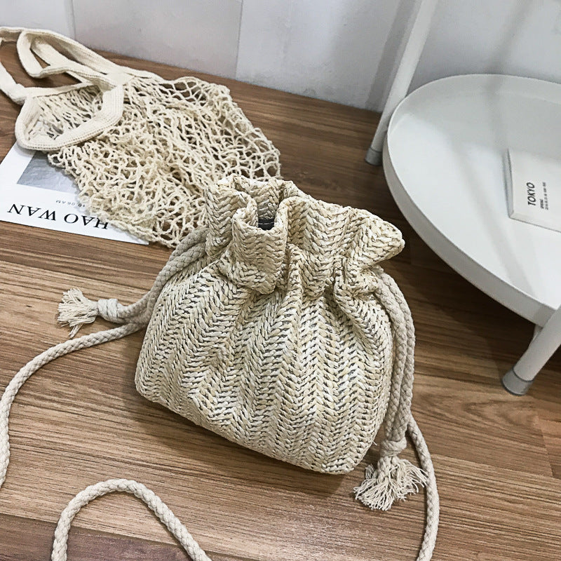 Women's Woven Summer Fresh Western Style Beach Bags