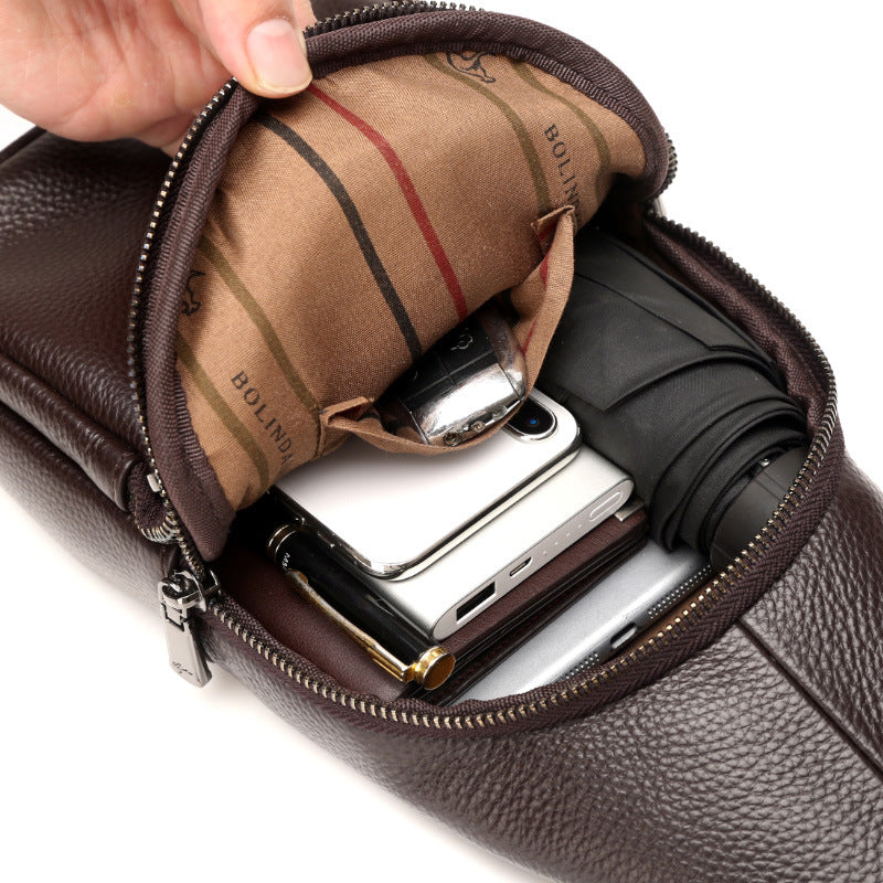 Men's Classic Genuine Leather Cowhide Fashion Bags