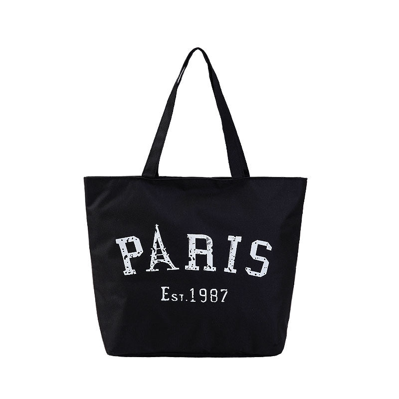 Women's Shopping Artistic Canvas Korean Style Fashion Shoulder Bags