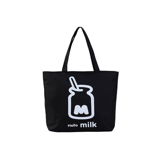 Women's Shopping Artistic Canvas Korean Style Fashion Shoulder Bags