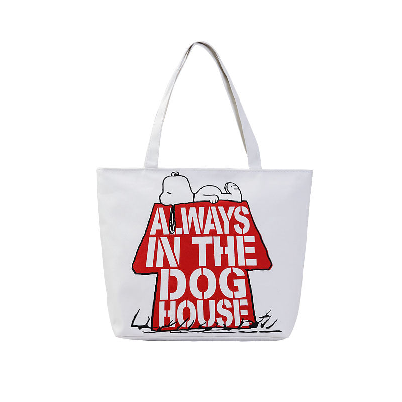 Women's Shopping Artistic Canvas Korean Style Fashion Shoulder Bags