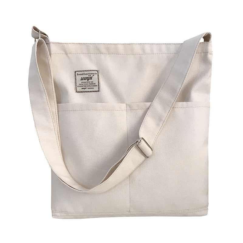 Canvas Female Korean Mori Trendy Double Shoulder Bags