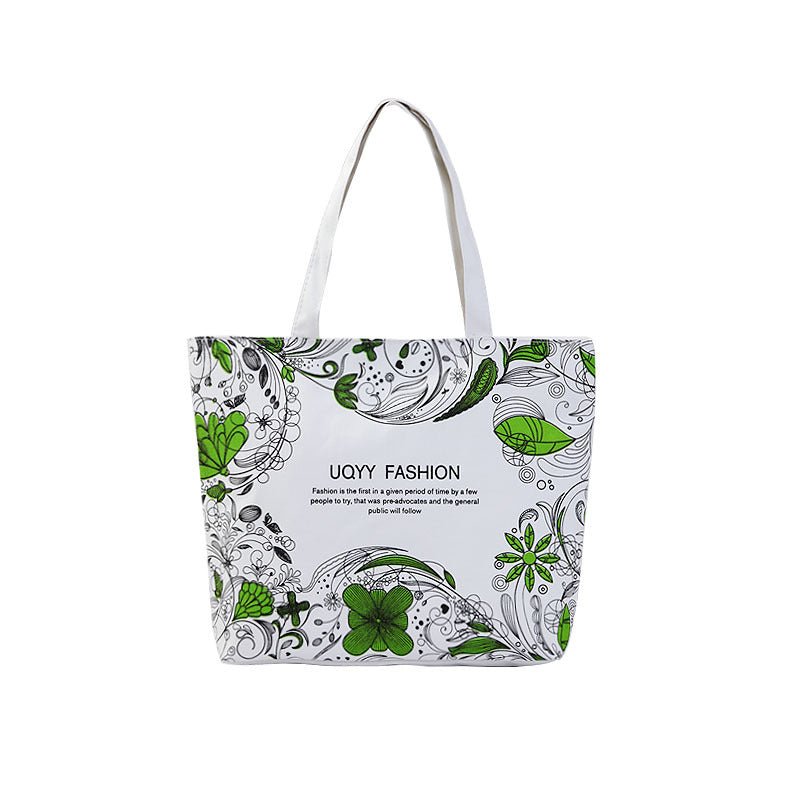 Women's Shopping Artistic Canvas Korean Style Fashion Shoulder Bags