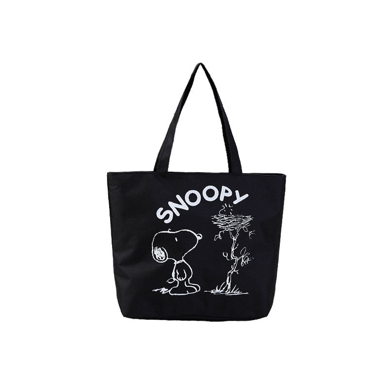Women's Shopping Artistic Canvas Korean Style Fashion Shoulder Bags