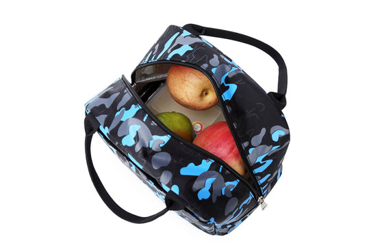Women's & Men's & Three-piece Set Lunch Contrast Color Backpacks