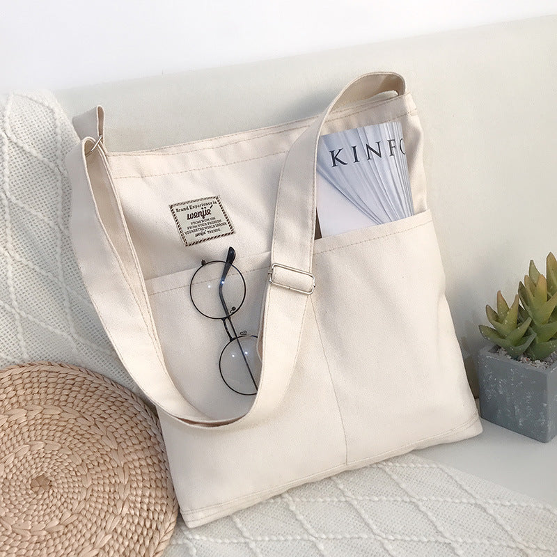 Canvas Female Korean Mori Trendy Double Shoulder Bags