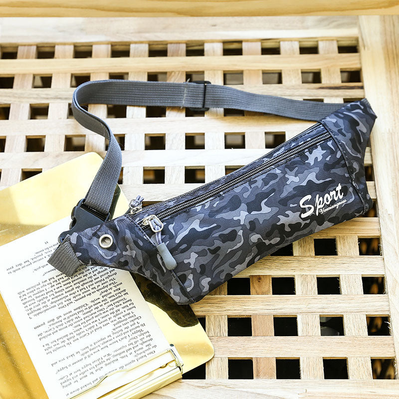Women's & Men's & Close-fitting Camouflage Nylon Waterproof Large Men's Waist Packs