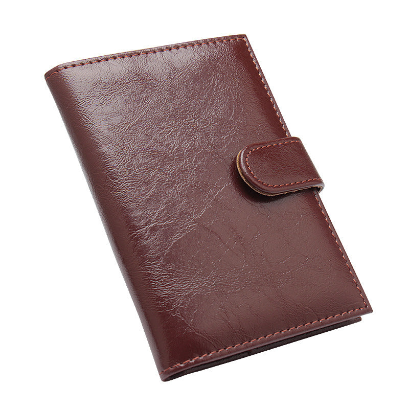 Leather Pattern Passport Fashion Jacket Ear Card Holder
