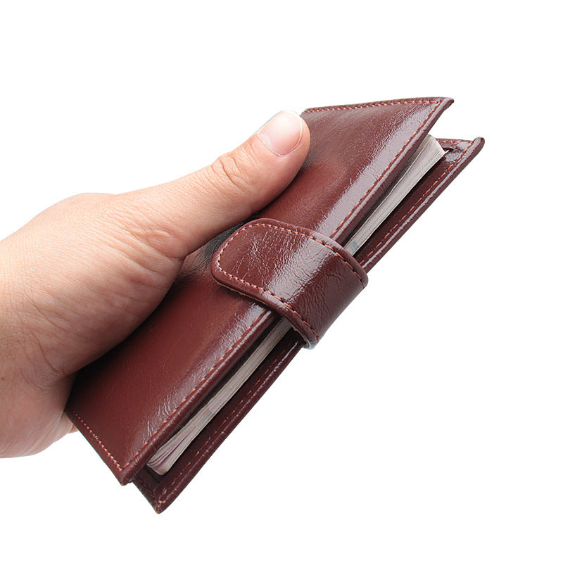 Leather Pattern Passport Fashion Jacket Ear Card Holder