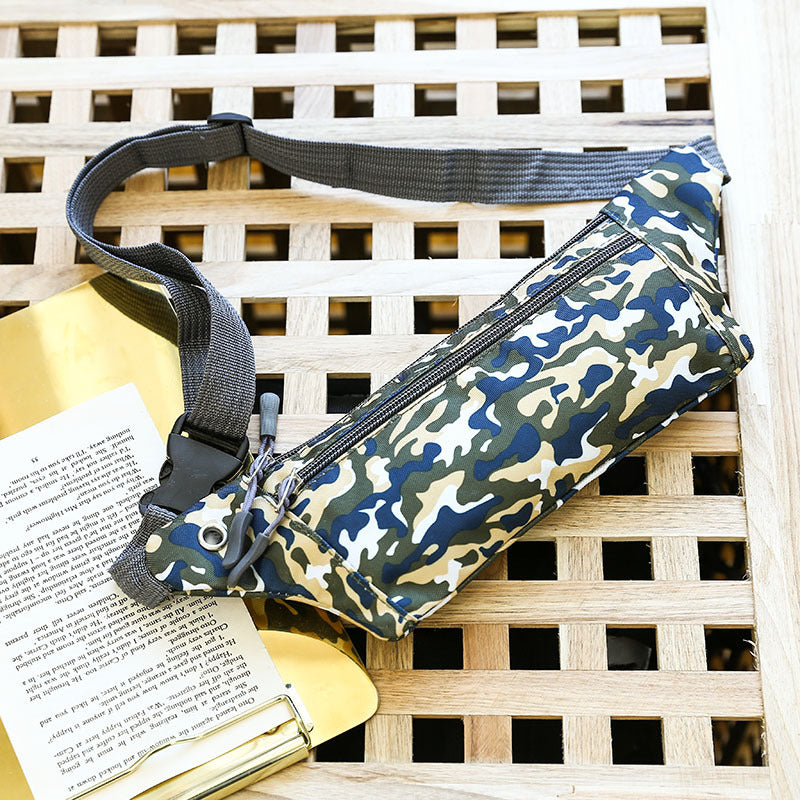 Women's & Men's & Close-fitting Camouflage Nylon Waterproof Large Men's Waist Packs