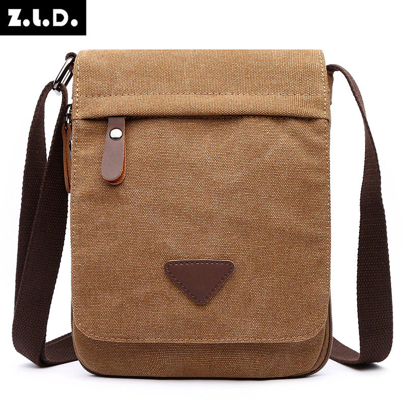 Men's Attractive Canvas Thin Retro Pouch Men's Messenger Bags