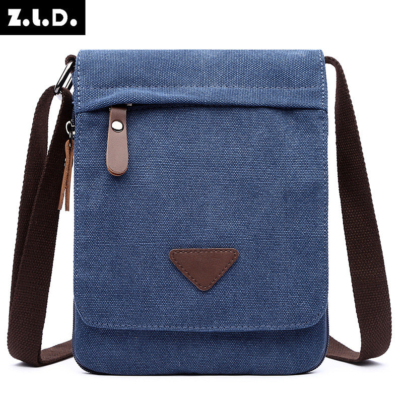 Men's Attractive Canvas Thin Retro Pouch Men's Messenger Bags