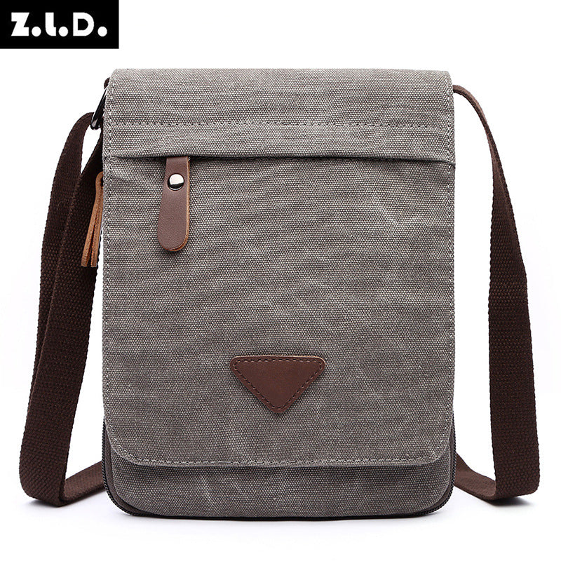 Men's Attractive Canvas Thin Retro Pouch Men's Messenger Bags