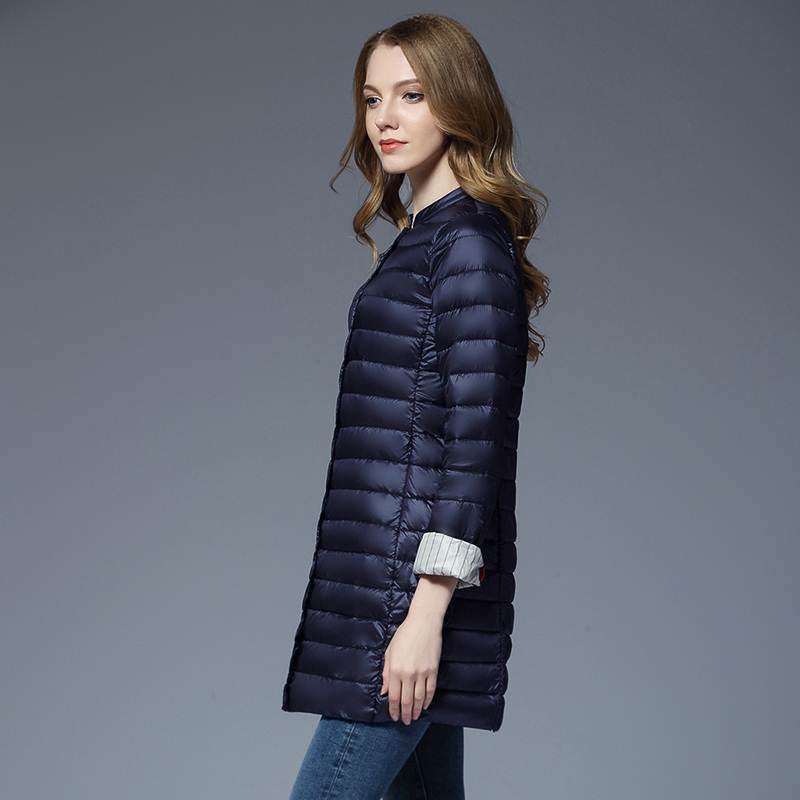 Women's Small Round Neck Long Sleeve Cuff Jackets