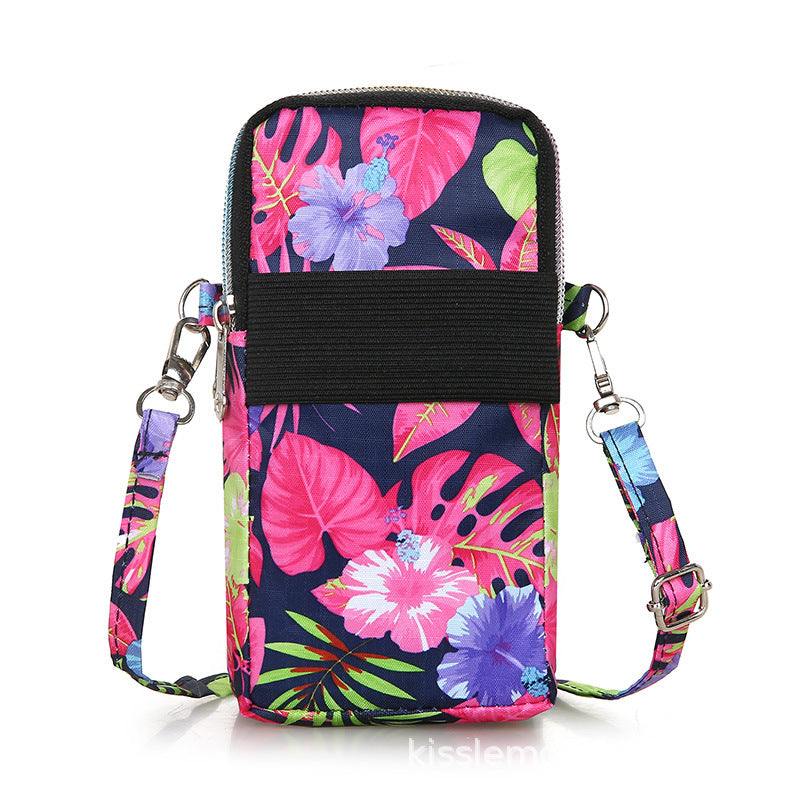 Oxford Cloth Wrist Printed Leisure Fitness Crossbody Bags