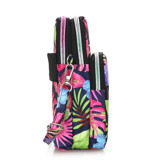 Oxford Cloth Wrist Printed Leisure Fitness Crossbody Bags