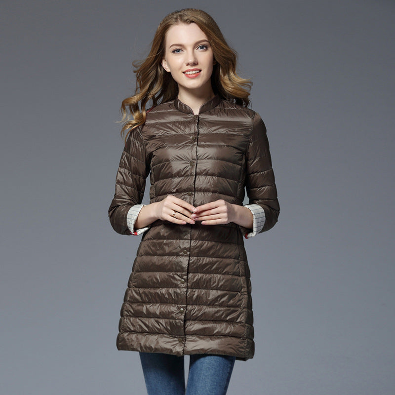 Women's Small Round Neck Long Sleeve Cuff Jackets