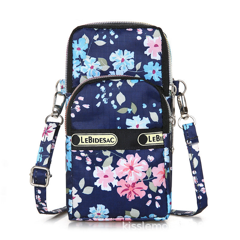 Oxford Cloth Wrist Printed Leisure Fitness Crossbody Bags