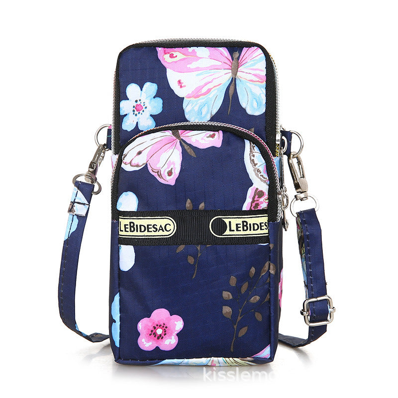 Oxford Cloth Wrist Printed Leisure Fitness Crossbody Bags