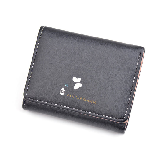 Women's Female Fashion Large Capacity Folding Soft Ladies Wallets