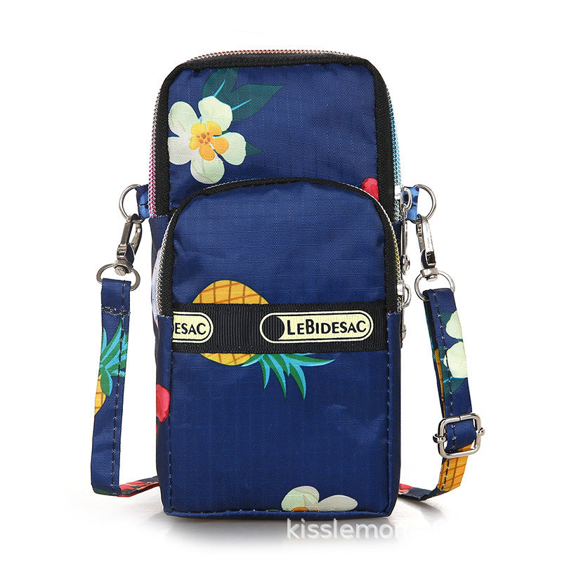 Oxford Cloth Wrist Printed Leisure Fitness Crossbody Bags