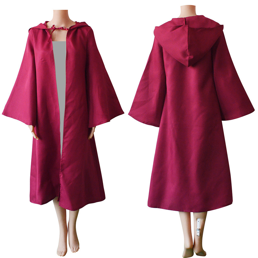 Halloween Death Cloak Medieval Adult One-piece Dress