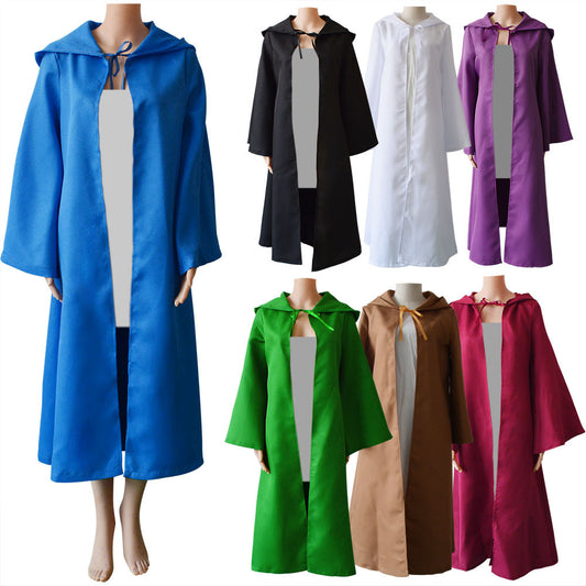 Halloween Death Cloak Medieval Adult One-piece Dress