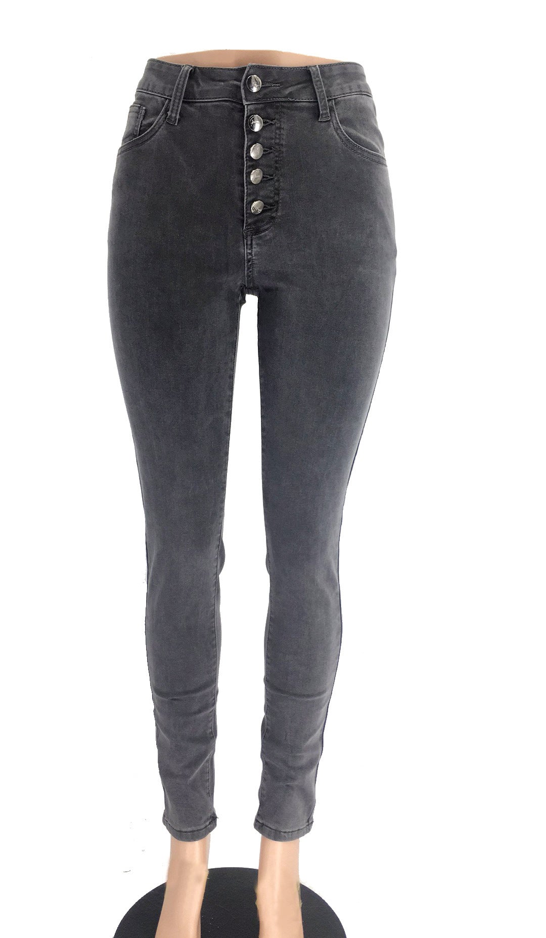 Tight Trousers High Waist Elastic Hip Lifting Women's Jeans